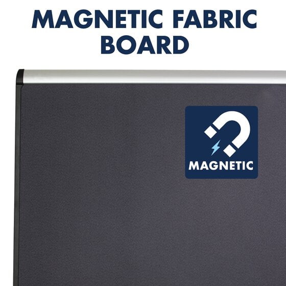Quartet, QRTMB544A, Prestige Plus Magnetic Bulletin Board, 1 / Each