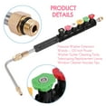 thumbnail image 3 of Pressure Washer Extension Wands - 120 Inch Power Washer Gutter Cleaning Tools, Telescoping Replacement Lance, Window Cleaner Nozzles Tips, 3 of 8
