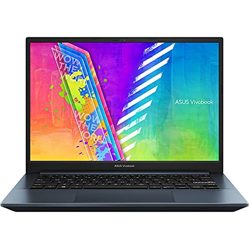 ASUS VivoBook Pro 14 OLED Slim Laptop, 14” WQXGA+ 16:10 OLED Display, AMD  Ryzen 7 5800H CPU, NVIDIA GeForce RTX 3050, 16GB RAM, 1TB SSD, Windows 11 