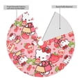thumbnail image 4 of Lsque Sanrio Print Christmas Tree Skirt, Tree Skirt with Ties or Velcro, Perfect for Holiday Decorations, Halloween, and New Year-36", 4 of 7