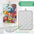 thumbnail image 6 of Yayeee Pot Holders Kitchen Heat Resistant with Pocket 7"x9.8" Cotton Oven Cooking Hot Pads, Blue Floral Tomatoes, 6 of 7