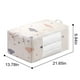 thumbnail image 3 of Bolsa de almacenamiento de edredón King Size | Organizador plegable de gran capacidad para mantas, edredones, edredones, almohadas | Tela no tejida resistente, blanca, asas reforzadas, cremallera, 3 of 7