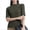 Army Green, variant on Womens T Shirts Three Quarter Sleeve Mock Turtle Neck Slim Fit Tight Casual Tee Top Beige XL