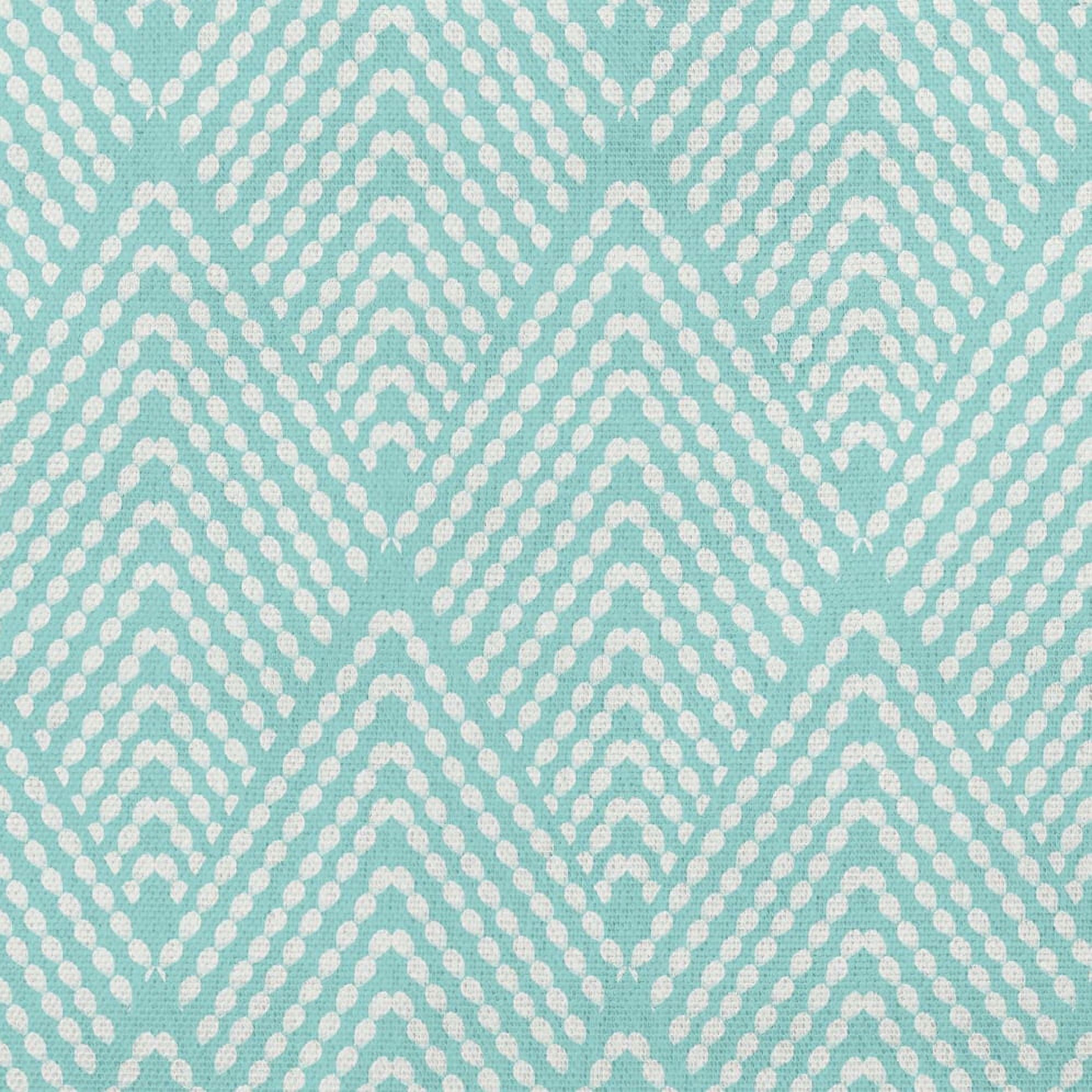 20" x 20" Simply Daisy Lifeflor Diamond Polyester Indoor/Outdoor Pillow, Wave Top Blue Qty 1