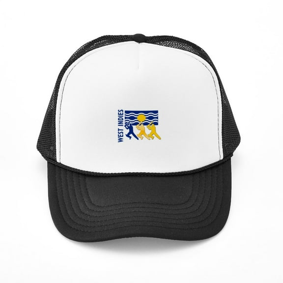 CafePress - West Indies Cricket - Adjustable Unisex Printed Trucker Hat with Mesh Back