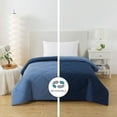 thumbnail image 3 of Mainstays Reversible Microfiber Comforter, Navy, Twin-XL, 3 of 8