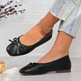 thumbnail image 6 of BLTIBY Women's Flat Shoes Comfortable PU Leather Slip-on Shoes for Wedding School Party Dressy Ballet Flats Black 41, 6 of 8