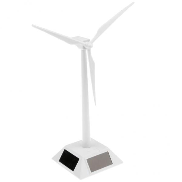 Science Teaching Tool for Children Home Decor Ornament Windmill Haofy Solar Powered Wind Mill Model Desktop Wind Turbine Toy