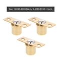 thumbnail image 3 of 10 piezas de pestillo de rodillo con bola ajustable para puerta de gabinete de muebles con cuentas táctiles de cobre, 3 of 6