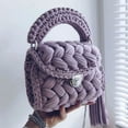 thumbnail image 2 of 400g Thick Chunky T Shirt Yarn Crochet For Knitting DIY Blanket Purse Carpet Handbag Crochet Cloth Thread Yarn Solid Color, 2 of 7