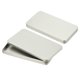 thumbnail image 1 of Uxcell Caja de Efectivo Pequeña, 2 Pcs Soporte de Dinero Caja de Metal Organizador de Bandeja de Efectivo, Plata, 1 of 6