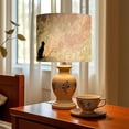 thumbnail image 6 of Boho Linen Drum Lampshades Whimsical Black Cat Soft Pastel Clouds Silver Luminescence 13"x13"x10" Light Shade for Table Lamps Floor Lamp Shades Lampshade Replacement Assembly Required, 6 of 8