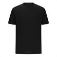 thumbnail image 4 of VSSSJ Crewneck T-Shirts for Men Short Sleeve Casual Muscle Fit Waffle Texture Shirt Summer Basic Solid Color Athletic Gym Fitness Tee Tops Black S, 4 of 6