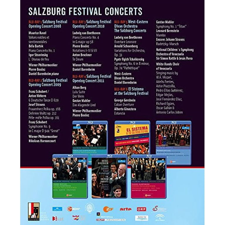 2010 Salzburg Festival Opening Concert [Blu-ray] Amazon.com