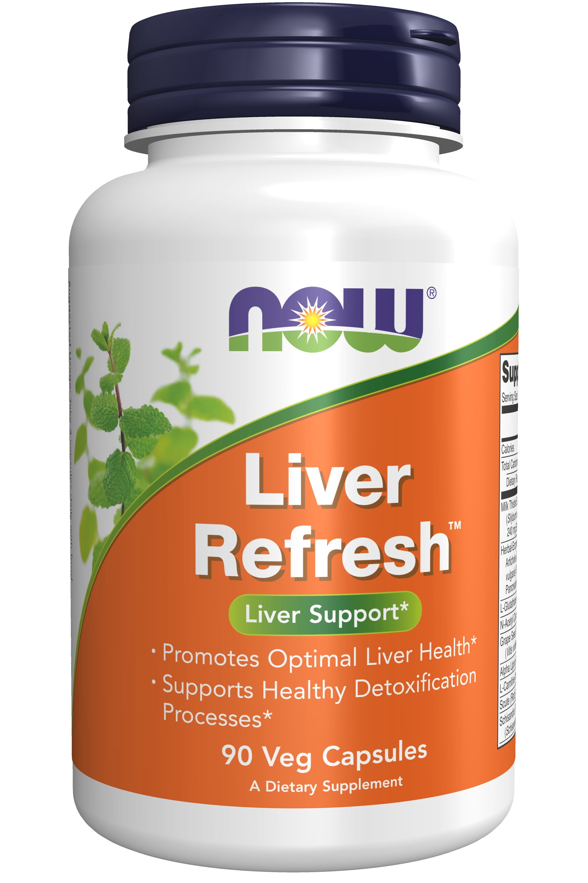 NOW Supplements, Liver Refresh™ with Milk Thistle Extract and unique