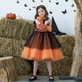 thumbnail image 5 of Girls Witch Deluxe Halloween Fancy Dress Costumes Fairytale Outfits w/Hat, 4-10 Year, 5 of 8
