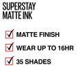 thumbnail image 6 of Maybelline SuperStay Matte Ink Un-nude Liquid Lipstick, Protector, 0.17 fl. oz., 6 of 9