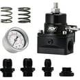 thumbnail image 6 of Adjustable Fuel Pressure Regulator Kit 3-70PSI with AN8 Feed Port and AN6 Return Port (red+black), 6 of 11