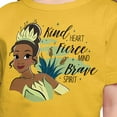 thumbnail image 3 of Disney Princess - Tiana Kind Fierce Brave - Toddler And Youth Short Sleeve Graphic T-Shirt, 3 of 5