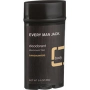 Every Man Jack Dedorant Stick Sandalwood - 3 Ounce