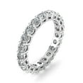 thumbnail image 3 of 2.00 Carat TW Natural Diamond Eternity Band in 14k White Gold (G-H, I2-I3), 3 of 4