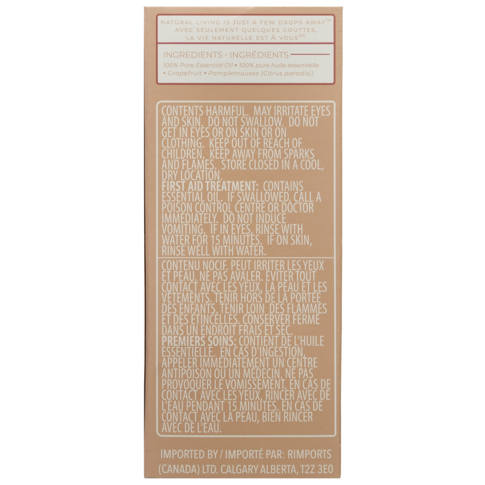 Huile Essentielle 100% ScentSationals - Pamplemousse