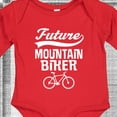 thumbnail image 4 of Inktastic Future Mountain Biker Boys or Girls Long Sleeve Baby Bodysuit, 4 of 5