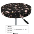 thumbnail image 4 of Gukieu Flowers Print Round Chair Cover, Dust-proof and Non-slip Bar Chair Protective Cover, Suitable for Bars, Restaurants, Offices-13 inch, 4 of 7