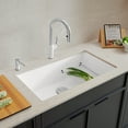 thumbnail image 5 of Blanco Ka-440150 Precis 32" Undermount Single Basin Granite Composite Kitchen Sink - Black, 5 of 7