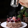 thumbnail image 6 of Powdered Sugar Shaker Duster with Handle, Stainless Steel Fine Mesh Shaker Powder Cans with Plastic Lid, Sifter Dredge Shaker for Powder Sugar Cinnamon Cocoa Pepper Coffee Flour Salt, 6 of 8
