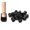 Black, variant on 1" Rubber Chair Leg Tips Caps, Chair Leg Floor Protectors Rubber Feet Covers Non Slip Reduce Noise for Furniture Stool Chair Legs Caps Folding Metal Replacement, Round Black 12 Pack