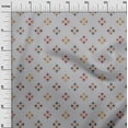 thumbnail image 2 of oneOone Cotton Cambric Fabric Geometric Line Ikat Decor Fabric Printed BTY 56 Inch Wide, 2 of 4
