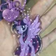 thumbnail image 1 of Llavero con colgante de corazón de chica kawaii creativo con dibujos animados de anime My Little Pony, Twilight Sparkle, Pinkie Pie, Fluttershy, regalo de joyería, 1 of 2