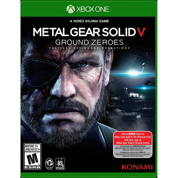 Metal Gear Solid V Ground Zeroes Xbox One Standard Edition