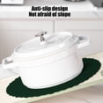 thumbnail image 4 of Uklsqma Modern Trend Thermal Barrier Dining Mat | Heatproof Insulating Trivet for Hot Dishes | Floral Pattern Non-Slip Placemat | Durable Easy-Clean Kitchen Table Protector 11.8In, 4 of 6