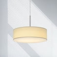 thumbnail image 3 of Led 18W Dimmable Pendant With Diffuser And Hardback Fabric Shade, 3 of 3