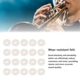 thumbnail image 3 of Trumpet Valve Felt Washers, Trumpet Felt Elastic 20Pcs  For Performance, 3 of 8