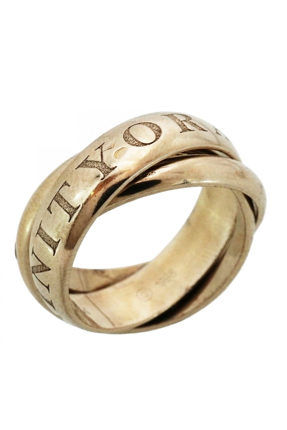 Pre-Owned Cartier Trinity Ring, Limited Edition, 18K White Gold, Size 54, Ladies', P2631948