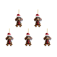 thumbnail image 2 of Adorno navideño para perro de dibujos animados, colgante acrílico para perro, suministros para fiesta en casa (G-1), 2 of 2