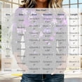 thumbnail image 3 of Warop Women's 3/4 Sleeve Tunic Tops Casual Trendy Printed Round Neck Blouses Fit Pullover T Shirts, 3 of 7