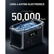 Anker SOLIX F1200 Portable Power Station, PowerHouse 757, 1229Wh Solar Generator, with 2 * 100W Solar Panels, LiFePO4, 6 * 110V/1500W AC Outlets, 2 USB-C Ports 100W Max, LED Light for Outdoor Camping