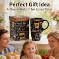 thumbnail image 5 of Topadorn Coffee Art Ceramic Travel Mug, 17oz, Black Coffee-Themed Print with Lid, Dishwasher/Microwave Safe, Gift Boxed, 5 of 9