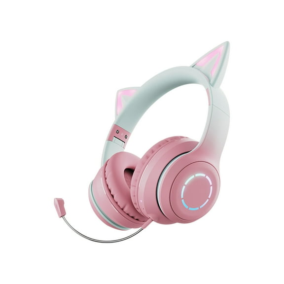 Wireless Bluetooth On-Ear Headphones, ios & Android Compatible, Up to 50 Hours of Battery Life,Pink