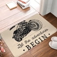 thumbnail image 5 of Daiia Let The Adventure Begin Front Door Mat, Heavy Duty Durable Welcome Mat for Outdoor Indoor, Dirt Trapper Waterproof Super Absorbent Door Mat, 16" x 24", 5 of 9