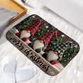 thumbnail image 6 of 1pc Christmas Gnomes Absorbent Non-Slip Bathroom Thickened Flannel Rug Decor,Soft,Quick Drying,Suitable For Indoor/outdoor Use,Bathrooms,Bedrooms,Kitchens,Terrace,Laundry Rooms,16"x24", 6 of 9
