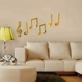 thumbnail image 5 of Autocollant Mural Miroir Mode note Musicale Créative, 5 of 5