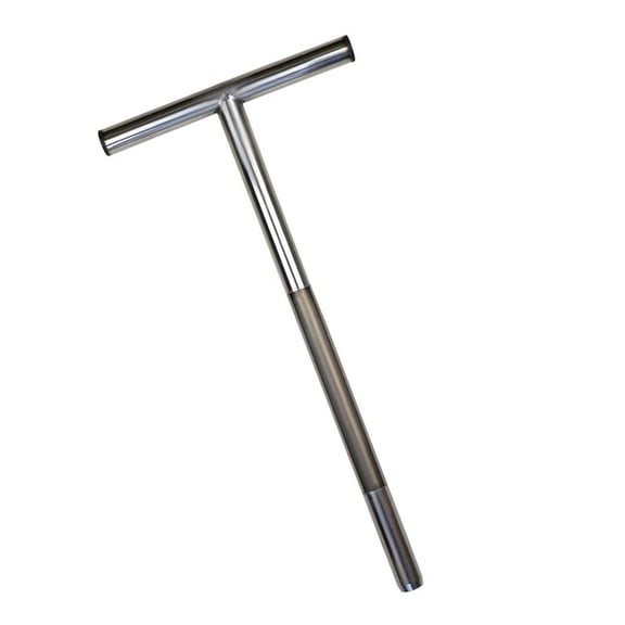 Advancent Sonda de muestreo de suelo, Kit de prueba de mango estilo T de acero inoxidable, herramienta de mantenimiento de fondo de broca para Golf