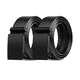thumbnail image 1 of 2 Cinturones  Con Hebilla Automática Para Hombre 120cm Malubero, Negro Puro, 1 of 5