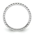 thumbnail image 2 of 14k White Gold Polished Size 6.5 U-Shared Prong 1/2 carat Diamond Complete Eternity Band, 2 of 5