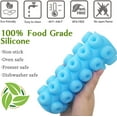 thumbnail image 3 of Round Gummy Donut Molds Mini Size Silicone Candy Molds for Hard Candy, Gummy, Caramels, Chocolate, Fondant, Fruit Loop, Cereal, 192 Cavity, 3 of 6